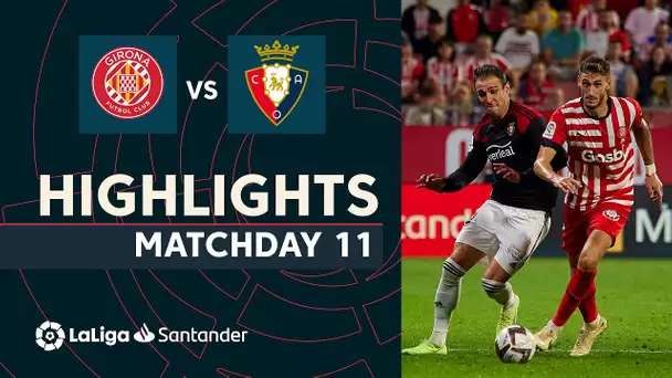 Resumen de Girona FC vs CA Osasuna (1-1)