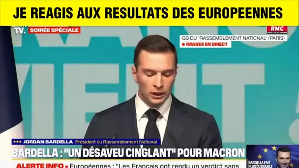 JE DECOUVRE LES RESULTATS DES EUROPEENNES (+ discours de Bardella et Glucksmann)