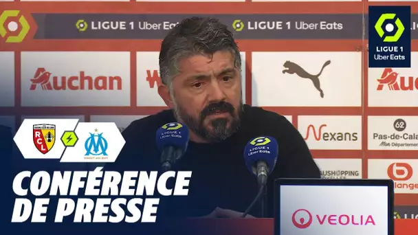 Conférence de presse RC LENS - OLYMPIQUE DE MARSEILLE (1-0)  / 2023/2024