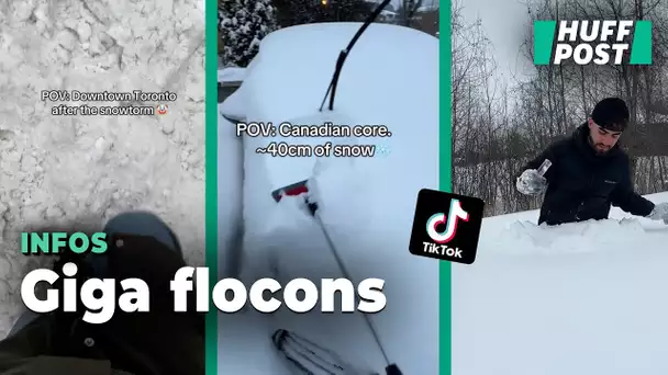 Sur TikTok, les Canadiens s’amusent de l’arrivée d’une énorme tempête de neige hivernale