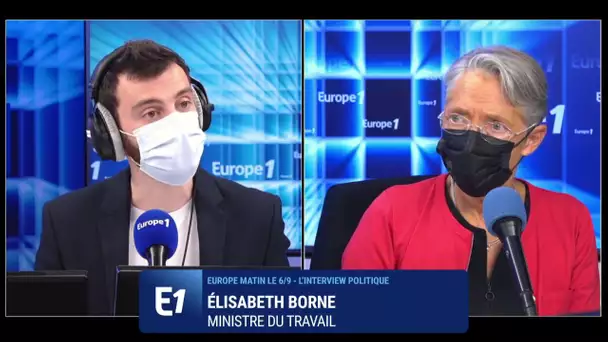 "Ne pas respecter une obligation de vaccination est une faute", avertit Élisabeth Borne