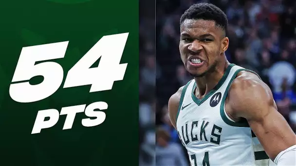 Every Bucket From Giannis Antetokounmpo's 54-PT Performance In Indy! | November 9, 2023