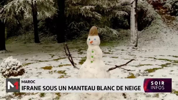 Ifrane sous un manteau blanc de neige