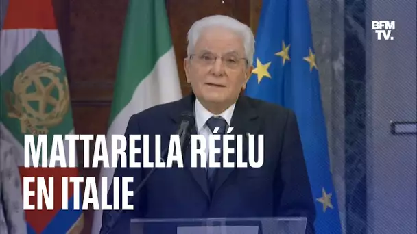 Italie: Sergio Mattarella réélu Président malgré son souhait de ne pas se représenter