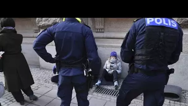 Suède : la militante écologiste Greta Thunberg a été évacuée par la police