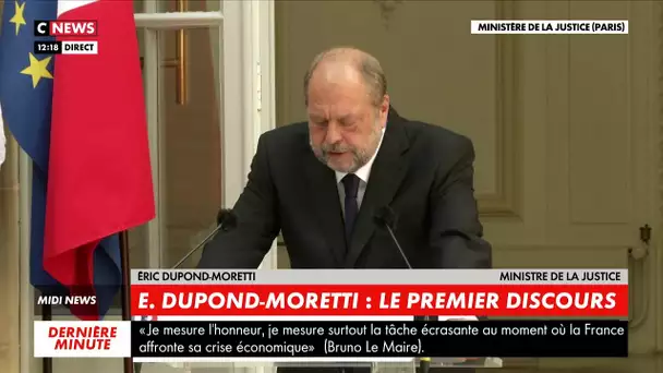 « Je serai le garde des sceaux du dialogue et j'accepterai la contradiction »