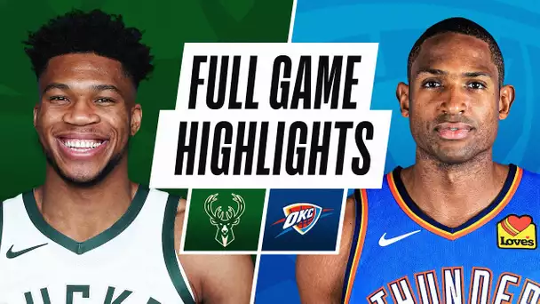 BUCKS at THUNDER | FULL GAME HIGHLIGHTS | February 14, 2021