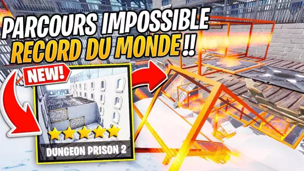 JE DÉCOUVRE LE PARCOURS IMPOSSIBLE AU RECORD DU MONDE EN NOTE ! Fortnite Creatif Saison 7