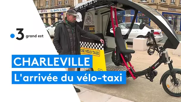 Le vélo-taxi arrive à Charleville-Mézières