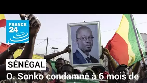 Au Sénégal, l'opposant Ousmane Sonko écope de 6 mois de prison avec sursis en appel • FRANCE 24