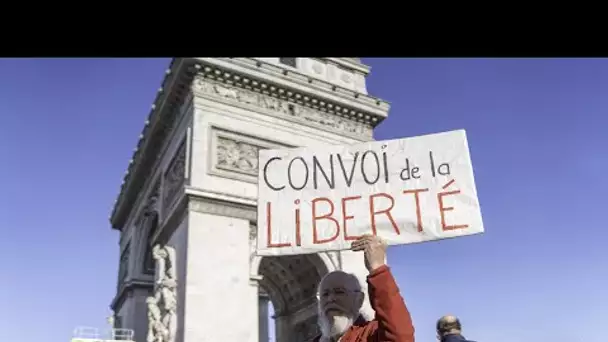 Convoi de la liberté : tensions entre les opposants au pass vaccinal et forces de l'ordre