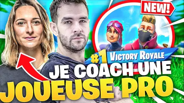 🙌 DÉFI : JE COACH UNE JOUEUSE PRO SUR FORTNITE, Voilà le résultat !!