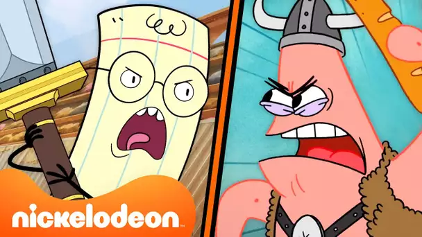 Bob l’éponge & Pierre-Papier-Ciseaux se battent pendant 20 minutes d’affilée 💥 | Nickelodeon France