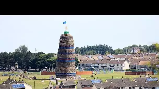 Irlande du nord : "Bonfires" et marches orangistes