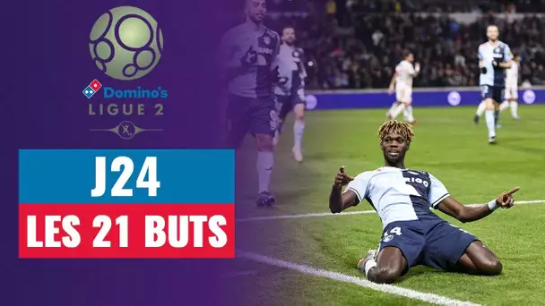 Domino's Ligue 2 (J24) : Les 21 buts de la soirée !