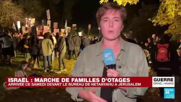 Une marche des familles d'otages s'élance de Tel-Aviv pour Jérusalem • FRANCE 24