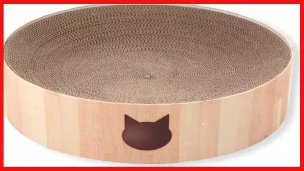 Necoichi Cozy Cat Scratcher Bowl, 100% Recycled Paper, Chemical-Free Materials, No.1 sellr in Japan!