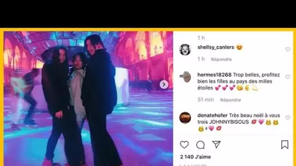 Jade Hallyday entre copines : elle s'offre une virée à la patinoire à Paris