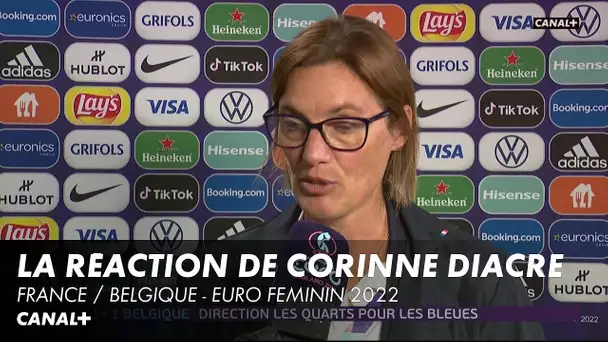 La réaction de Corinne Diacre - France / Belgique - Euro Féminin 2022