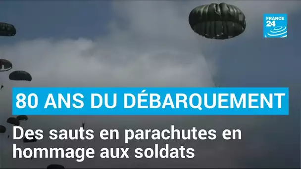 80 ans du Jour-J : des passionnés reproduisent les sauts en parachute en hommage aux libérateurs