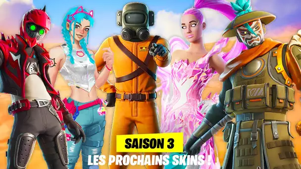 LES PROCHAINS SKINS DE LA SAISON 3 + CLUB FORTNITE ! (LETHALE COMPANY,JING,PIRATES DES CARAIBES ...)