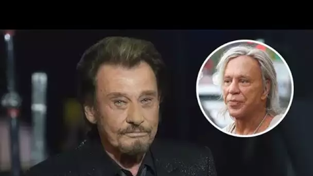 Johnny Hallyday : ces problèmes dont il ne parlait à personne, sauf à Mickey Rourke