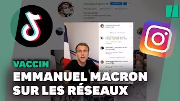 Covid-19: Macron sur Tiktok et Instagram pour répondre aux antivaccins