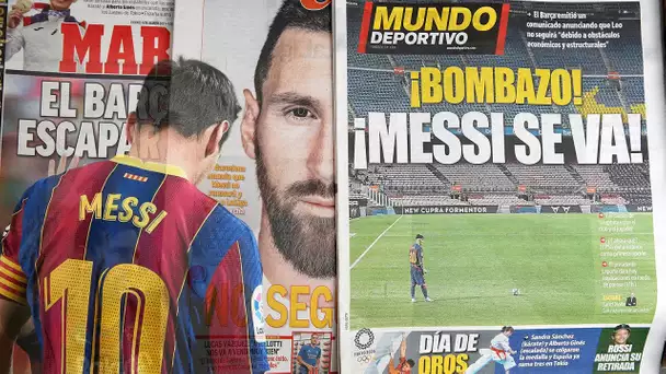 La presse européenne réagit au départ de Lionel Messi !