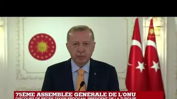 REPLAY - Discours de Recep Tayyip Erdogan à l'occasion de la 75e Assemblée générale de l'ONU