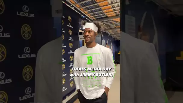 Go Behind The Scenes With Jimmy Butler at #NBAFinals Media Day! | #Shorts