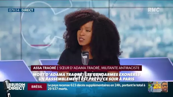 Affaire Adama Traoré: "L'expertise st mensongère, faite par des charlatans" dénonce Assa Traoré