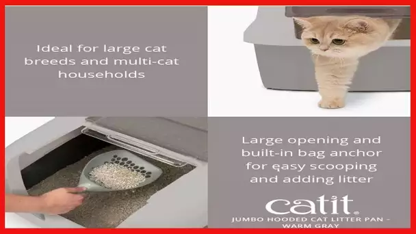 Catit Jumbo Hooded Cat Litter Pan