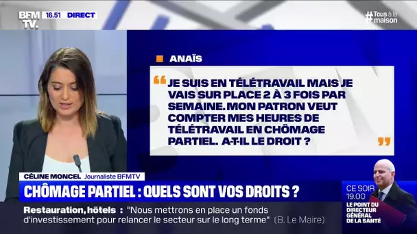 Mon patron veut compter mon télétravail en chômage partiel. En a-t-il le droit? BFMTV vous répond