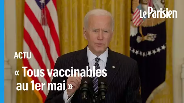 Joe Biden : "Nous atteignons les 100 millions de vaccinés aux Etats-Unis"