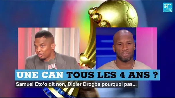 Une CAN tous les quatre ans ? Eto'o dit non, Drogba pourquoi pas