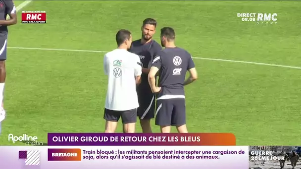 Olivier Giroud de retour chez les Bleus