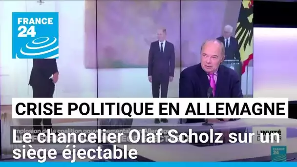 Crise politique en Allemagne : le chancelier Olaf Scholz sur un siège éjectable • FRANCE 24