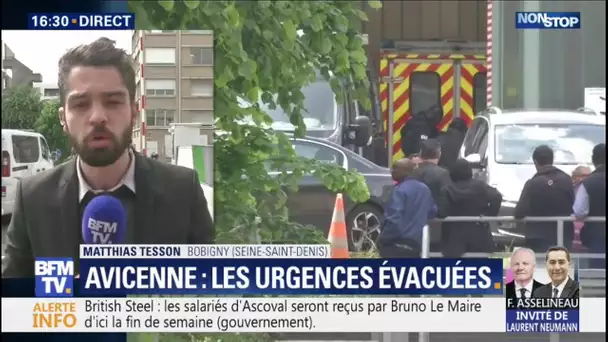 Une patiente armée menace de mettre fin à ses jours à l&#039;hôpital Avicenne de Bobigny