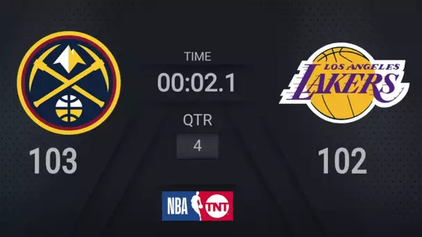 Nuggets @ Lakers | NBA on TNT Live Scoreboard | #WholeNewGame