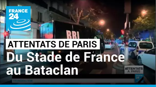 Images amateur - Du Stade de France au Bataclan : 6 attaques terroristes coordonnées en 33 minutes