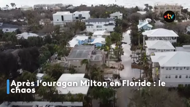 Le chaos après l'Ouragan Milton en FLoride