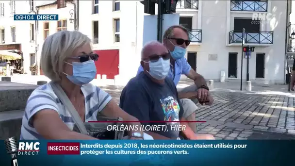 À Orléans, les habitants ont du mal à s’y retrouver avec le port du masque obligatoire à l’extérieur