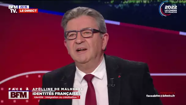 Jean-Luc Mélenchon: "Éric Zemmour se comporte comme un antisémite"