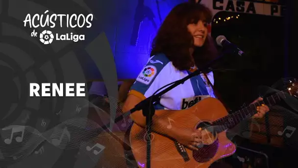 Renee en los Acústicos de LaLiga