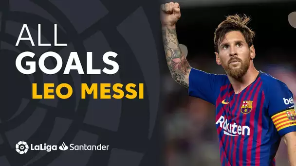 ALL GOALS Leo Messi LaLiga Santander 4/5