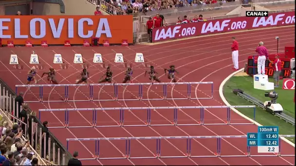 La course du 100M haies Femmes