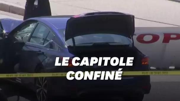 Les images du confinement qui a suivi l'attaque du Capitole