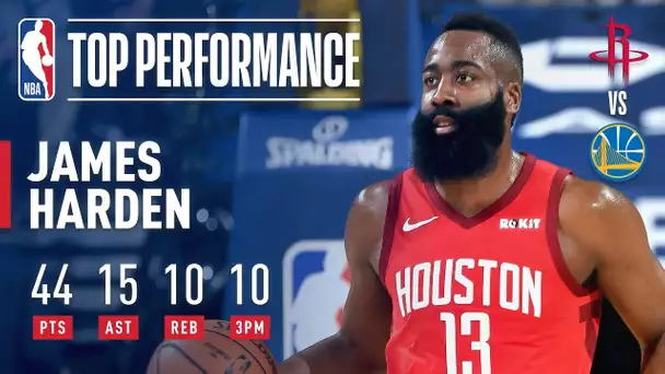 James Harden's CLUTCH Performance In The Bay | January 3, 2019