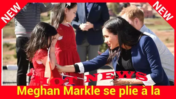 Meghan Markle se plie à la tradition marocaine et s’offre un tatouage au henné