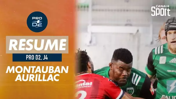 Le résumé de Montauban / Aurillac - PRO D2